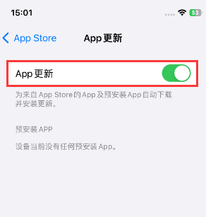 辽宁苹果15维修中心如何让iPhone15APP自动更新